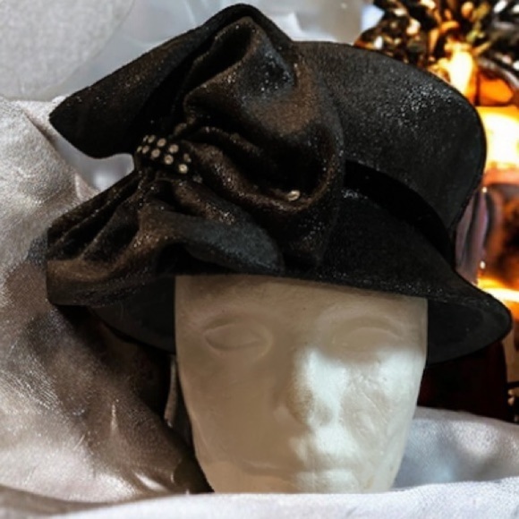 Mr HI’s Classic Wool Hat Black Made USA Bling - Picture 2 of 8